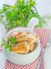 Image showing fried chicken fillet