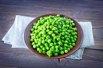 Image showing green peas