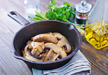 Image showing fried mushroom