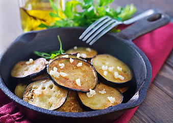 Image showing fried eggplant