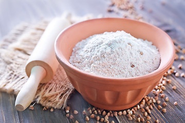 Image showing buckwheat flour