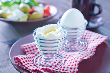 Image showing boiled eggs