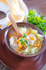 Image showing corn soup