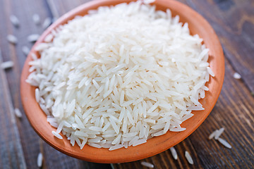 Image showing raw rice