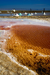 Image showing salt lake desert