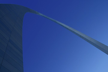 Image showing Close up on The Arch at St. Louis