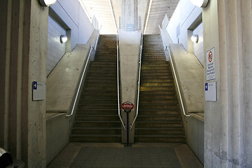 Image showing Subway Stairs