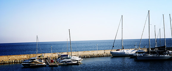 Image showing Sailing boats