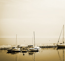 Image showing Sailing boats