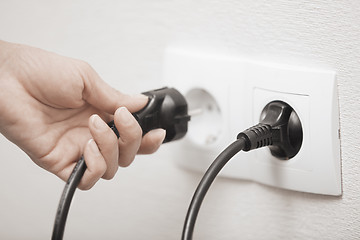 Image showing Electric plug