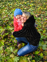 Image showing Happy and smiling mother and her child