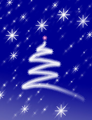 Image showing Christmas Background with Ornaments