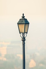 Image showing Ornate lamp closup photo