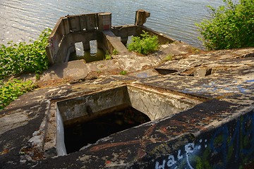 Image showing Empty factory building