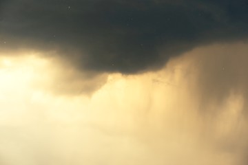 Image showing Beautiful sky with fluffy clouds