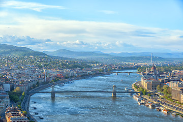 Image showing Panoramic view of Budapest