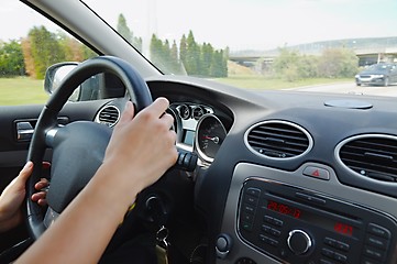 Image showing Driving