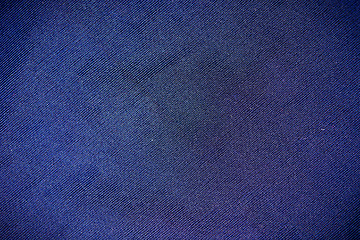 Image showing Part synthetic clothes blue purple. macro