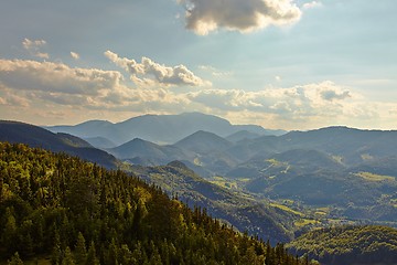 Image showing Mountains background