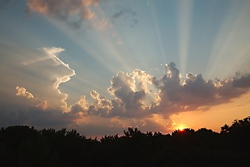 Image showing Sunset