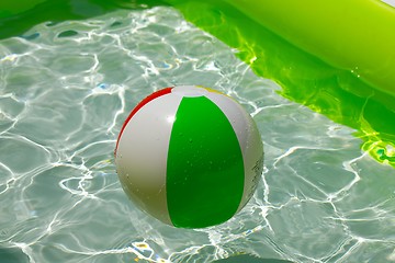 Image showing Ball in the water