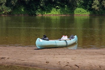 Image showing Canoe on the River