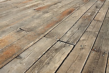 Image showing Wood deck