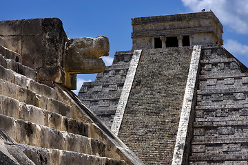 Image showing chichen itza temple,kukulkan