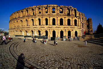 Image showing coliseum of el jem