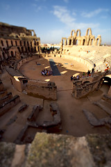 Image showing inside of arena  el jem