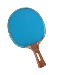 Image showing Pingpong racket isolated on white background