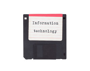 Image showing Floppy disk, data storage support 