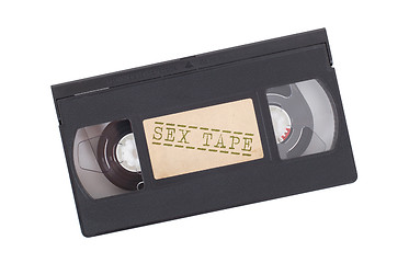 Image showing Retro videotape isolated on white
