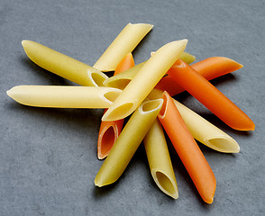 Image showing Penne Tricolore Pasta