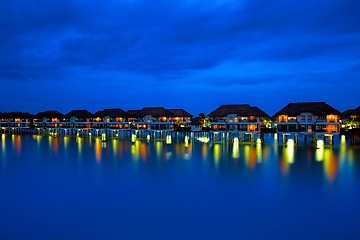 Image showing Water villas