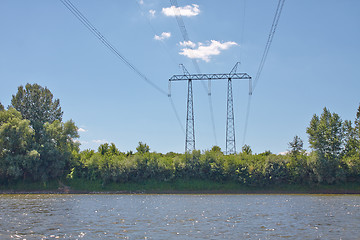 Image showing Electric lines