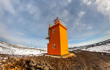 Image showing Yellow Lighthouse