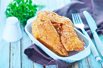 Image showing fried fish