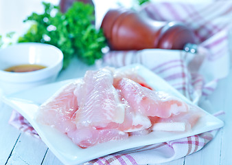 Image showing raw fish