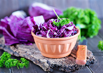 Image showing blue cabbage