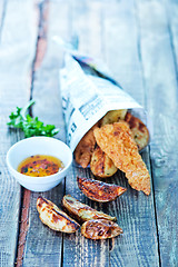 Image showing fish and chips