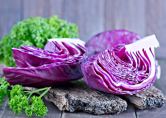 Image showing blue cabbage