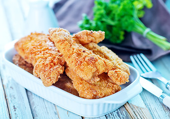 Image showing fried fish