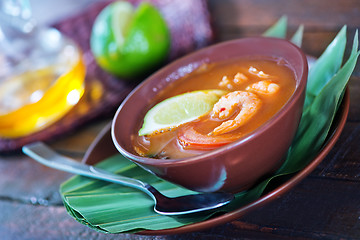 Image showing tom yam soup