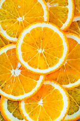 Image showing Slices of orange