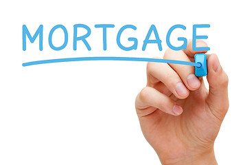 Image showing Mortgage Blue Marker