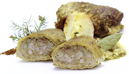 Image showing Meat rolls