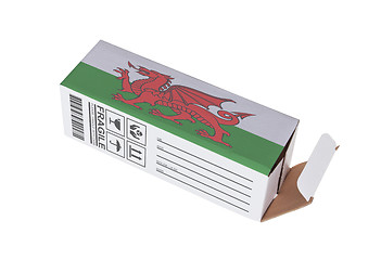 Image showing Concept of export - Product of Wales