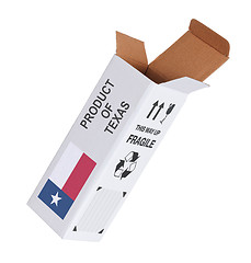 Image showing Concept of export - Product of Texas