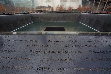 Image showing WTC Memorial Plaza, Manhattan, New York.